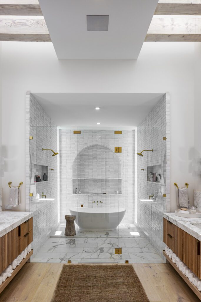 Full bathroom renovation by ATX Custom Floors